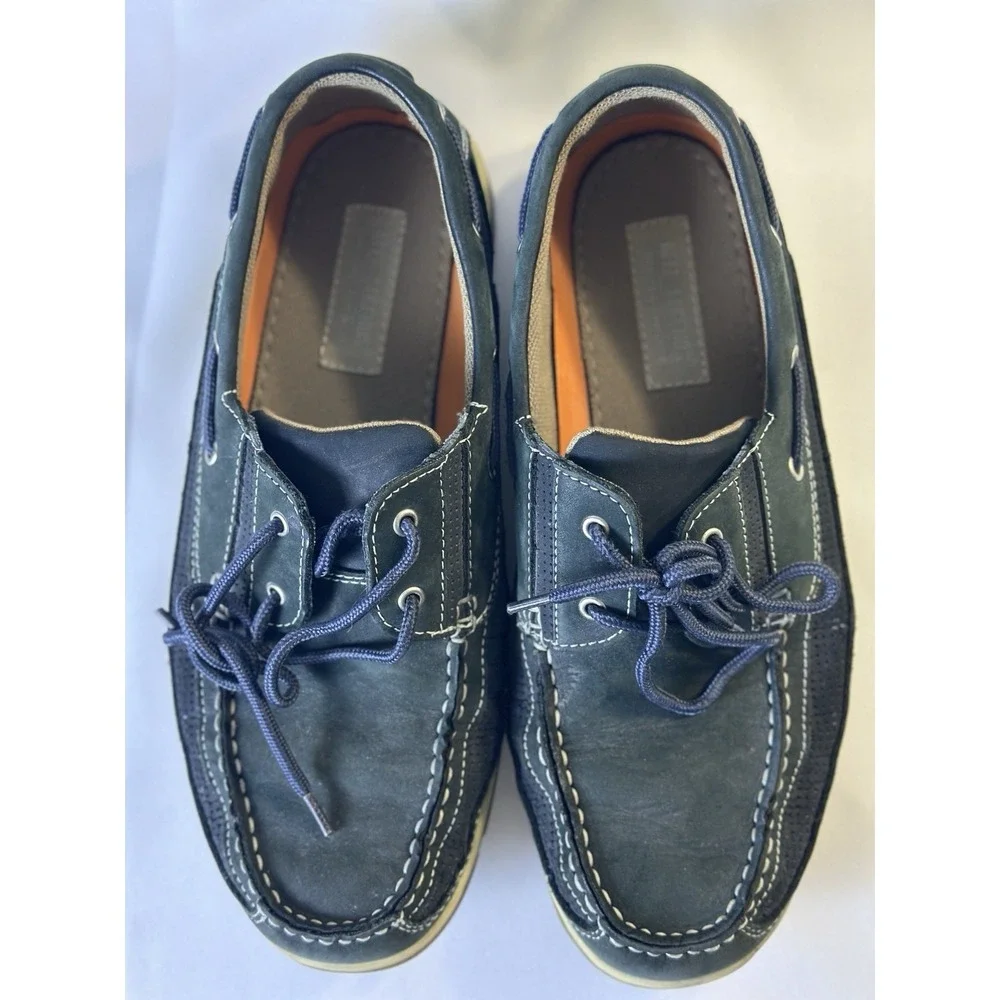 Reel‎ Legends Skipper II Green Leather Boat Shoes Men's 11 M
